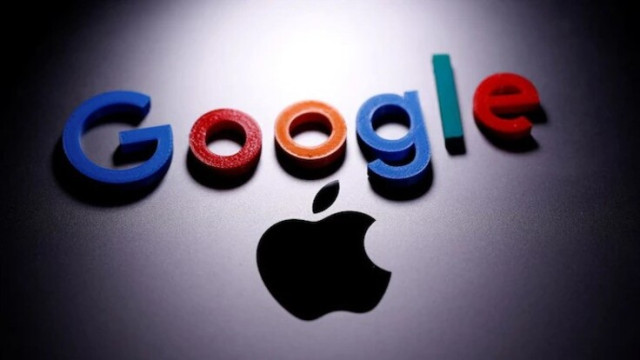 Google and Apple Collage